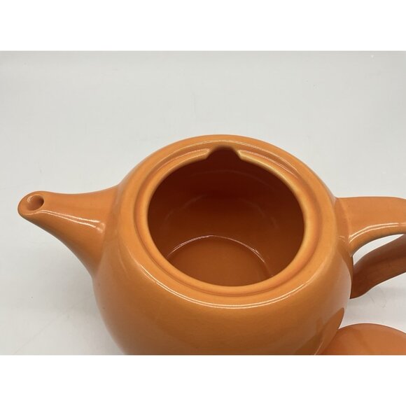 Orange MCM Teapot Made in the USA Serveware Teapots Collectible - Picture 12 of 14
